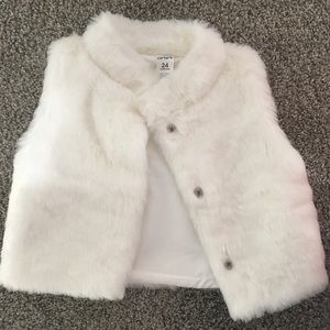 Carter's Faux Fur Vest